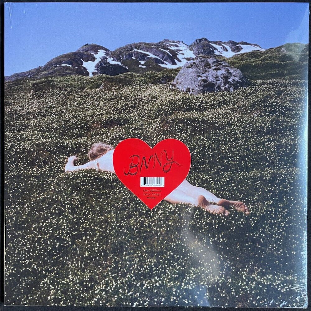 Bnny NEW One Million Love Songs Limited Transparent Red Vinyl Record 2024